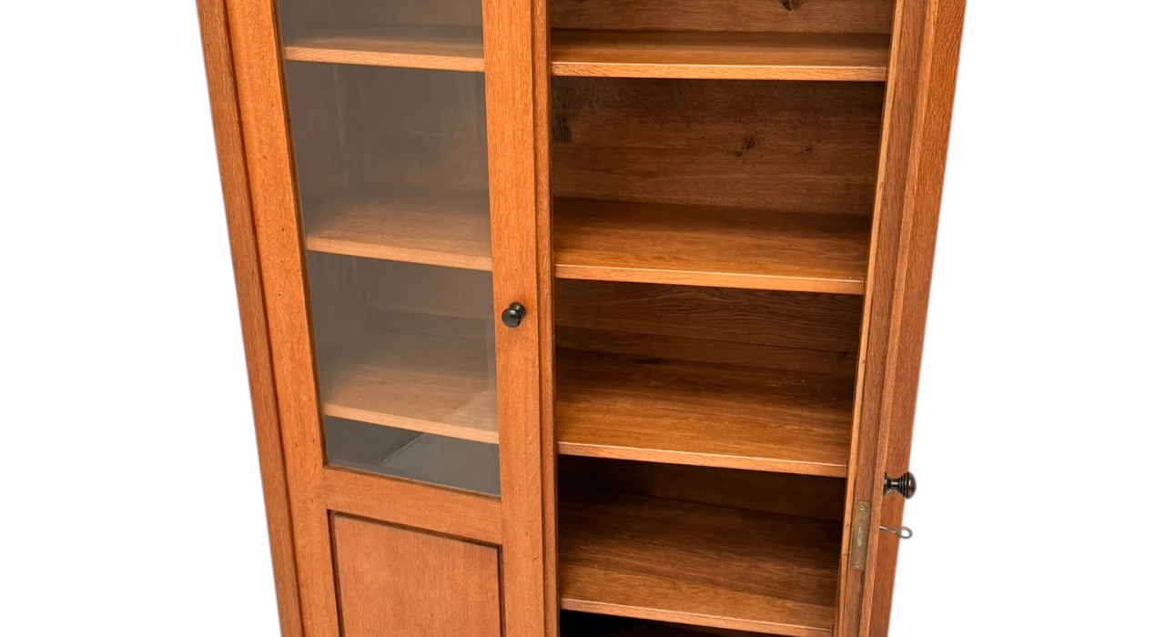 Art Deco Amsterdamse School Bookcase by Hildo Krop for Gebroeders Monsieur